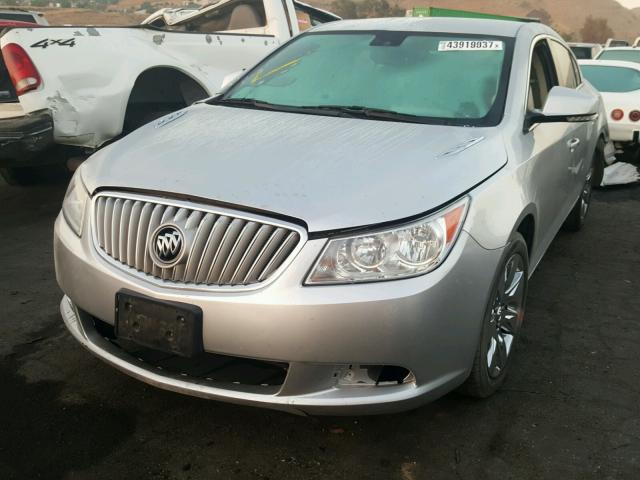 1G4GC5EG8AF169539 - 2010 BUICK LACROSSE C SILVER photo 2