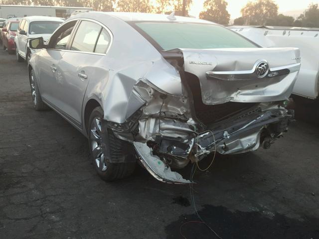 1G4GC5EG8AF169539 - 2010 BUICK LACROSSE C SILVER photo 3