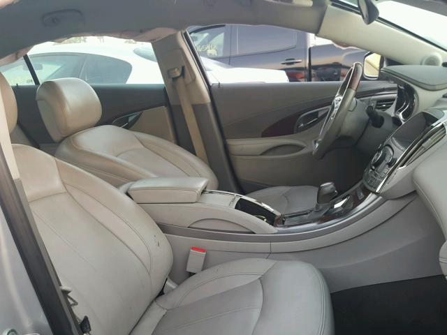 1G4GC5EG8AF169539 - 2010 BUICK LACROSSE C SILVER photo 5