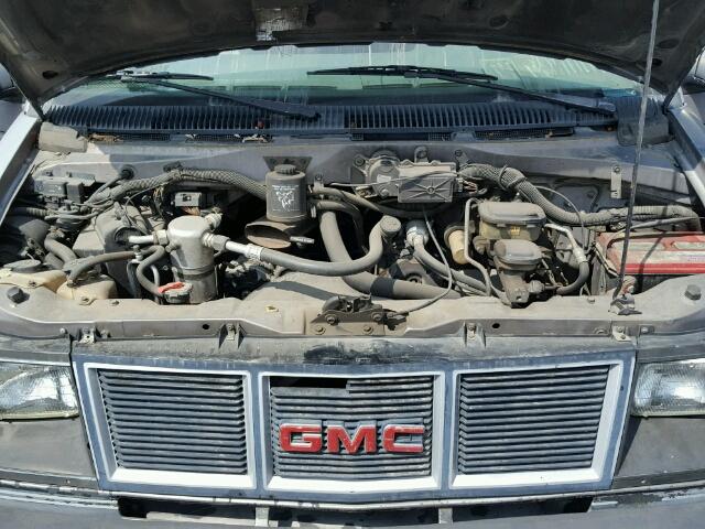 1GDDM19Z2MB532014 - 1991 GMC SAFARI XT GRAY photo 7