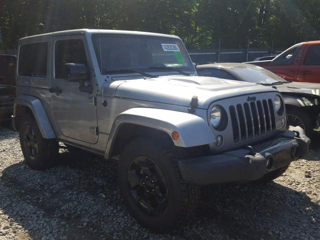 1C4GJWBG4FL710602 - 2015 JEEP WRANGLER S Արծաթագույն լուսանկար 1
