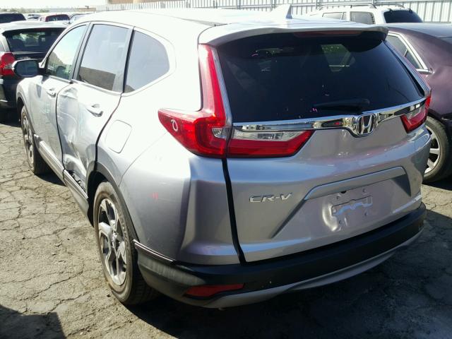 2HKRW1H81HH500916 - 2017 HONDA CR-V EXL SILVER photo 3