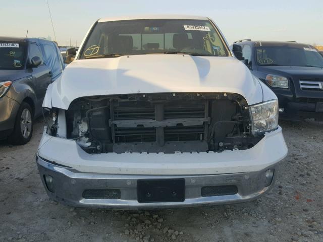 1C6RR6LT6GS164980 - 2016 RAM 1500 SLT WHITE photo 9