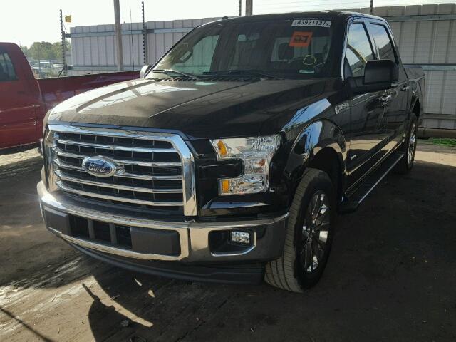 1FTEW1CG7HKE45466 - 2017 FORD F150 SUPER BLACK photo 2