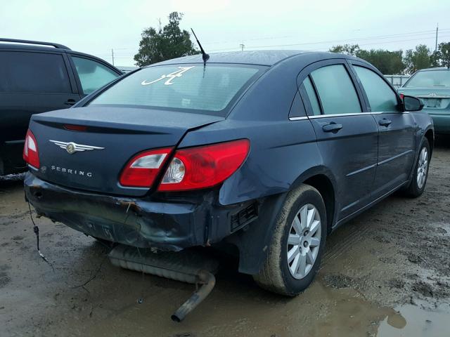 1C3LC46K17N662191 - 2007 CHRYSLER SEBRING BLUE photo 4