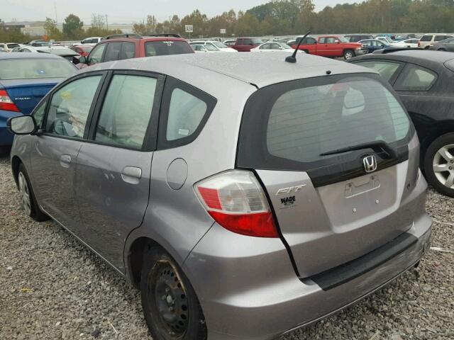 JHMGE87279S038167 - 2009 HONDA FIT SILVER photo 3