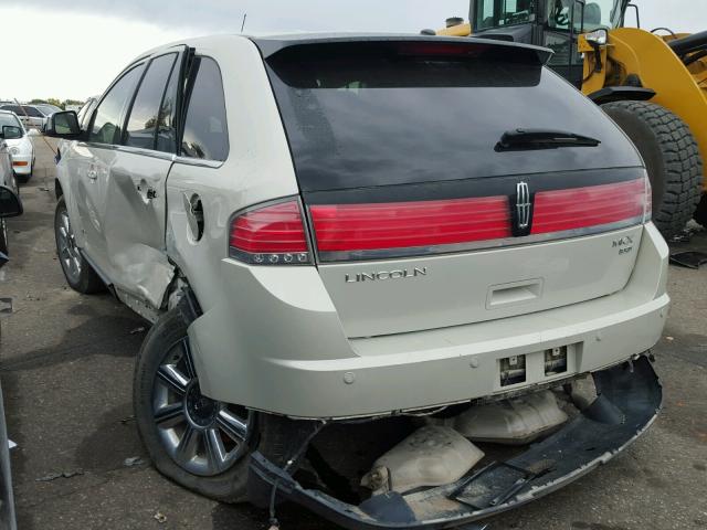 2LMDU88CX7BJ21114 - 2007 LINCOLN MKX TAN photo 3