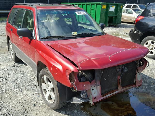 JF1SF655XYH730466 - 2000 SUBARU FORESTER S RED photo 1