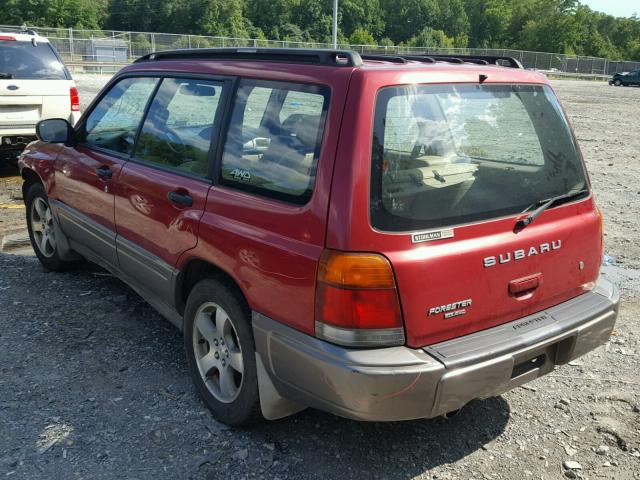 JF1SF655XYH730466 - 2000 SUBARU FORESTER S RED photo 3