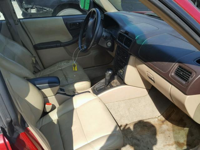 JF1SF655XYH730466 - 2000 SUBARU FORESTER S RED photo 5