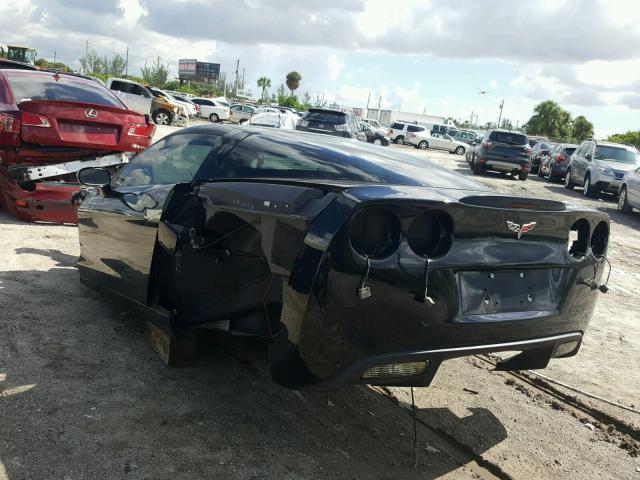 1G1YY26E475112672 - 2007 CHEVROLET CORVETTE Z BLACK photo 3