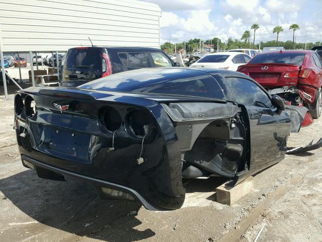 1G1YY26E475112672 - 2007 CHEVROLET CORVETTE Z BLACK photo 4