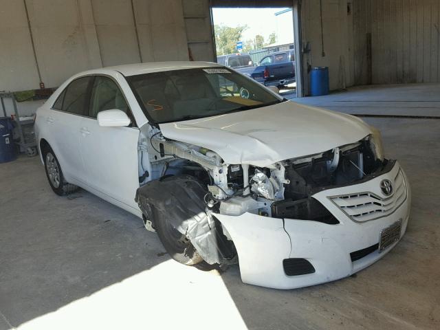 4T1BF3EK6AU577656 - 2010 TOYOTA CAMRY BASE WHITE photo 1