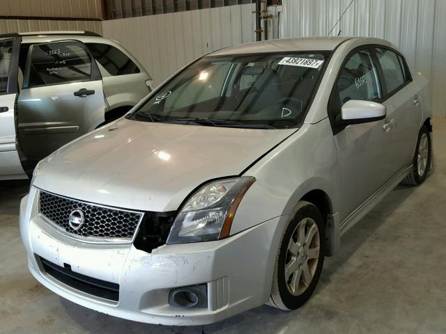 3N1AB6AP3CL749950 - 2012 NISSAN SENTRA 2.0 SILVER photo 2