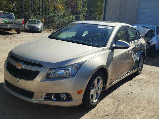 1G1PG5S98B7255985 - 2011 CHEVROLET CRUZE TAN photo 2