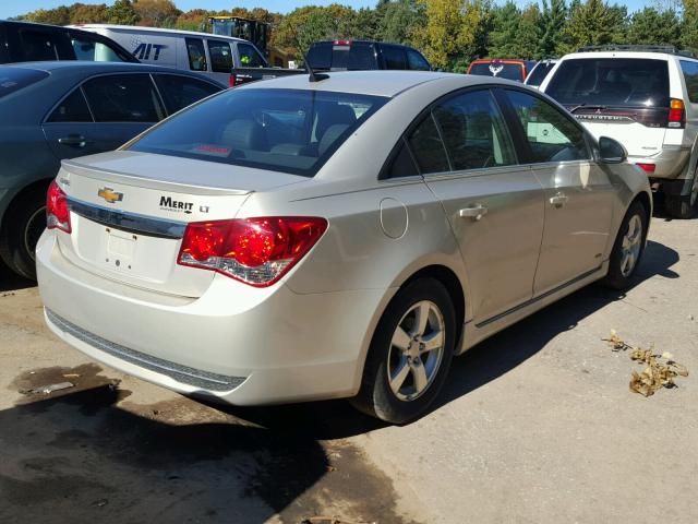 1G1PG5S98B7255985 - 2011 CHEVROLET CRUZE TAN photo 4