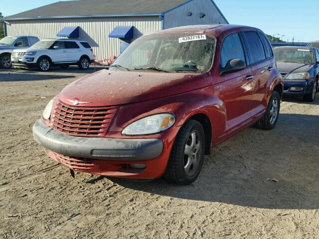 3C8FY4BB11T532451 - 2001 CHRYSLER PT CRUISER RED photo 2