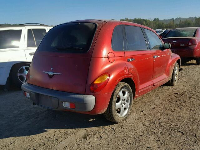 3C8FY4BB11T532451 - 2001 CHRYSLER PT CRUISER RED photo 4