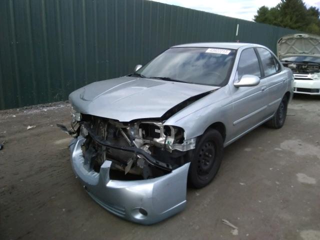 3N1CB51D54L839160 - 2004 NISSAN SENTRA SILVER photo 2