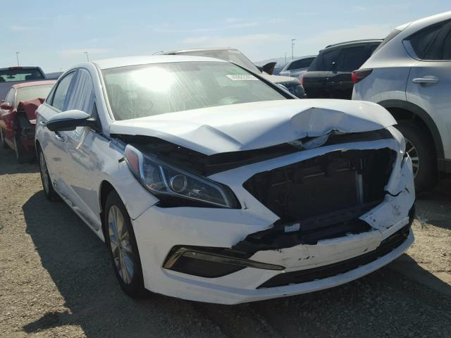 5NPE34AF2FH254540 - 2015 HYUNDAI SONATA SPO WHITE photo 1