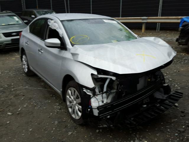 3N1AB7AP7HY276098 - 2017 NISSAN SENTRA S SILVER photo 1