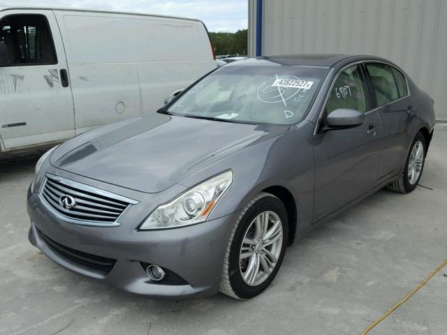 JN1CV6AP6CM622468 - 2012 INFINITI G37 GRAY photo 2