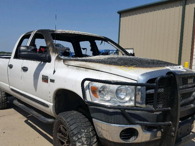 3D7KS28D78G217810 - 2008 DODGE RAM 2500 S თეთრი ფოტო 9