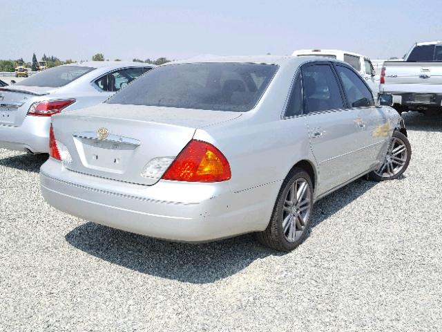 4T1BF28B12U206444 - 2002 TOYOTA AVALON XL SILVER photo 4