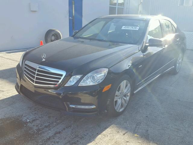 WDDHF2EB8CA545309 - 2012 MERCEDES-BENZ E 350 BLUE BLACK photo 2