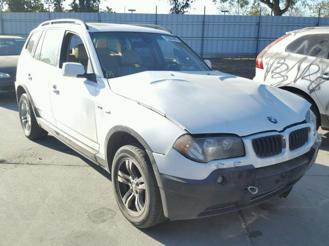 WBXPA93475WD03351 - 2005 BMW X3 3.0I WHITE photo 1