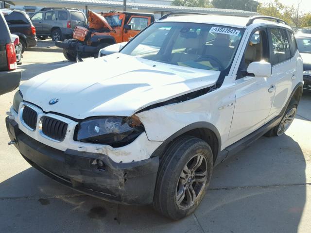 WBXPA93475WD03351 - 2005 BMW X3 3.0I WHITE photo 2