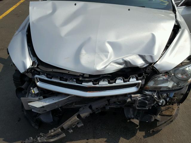 1G1ZC5EB8AF198436 - 2010 CHEVROLET MALIBU 1LT ვერცხლისფერი ფოტო 7