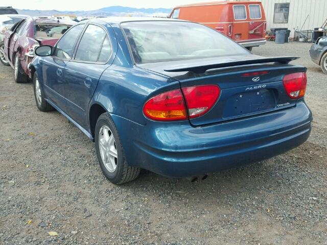 1G3NL52F93C164152 - 2003 OLDSMOBILE ALERO GL BLUE photo 3