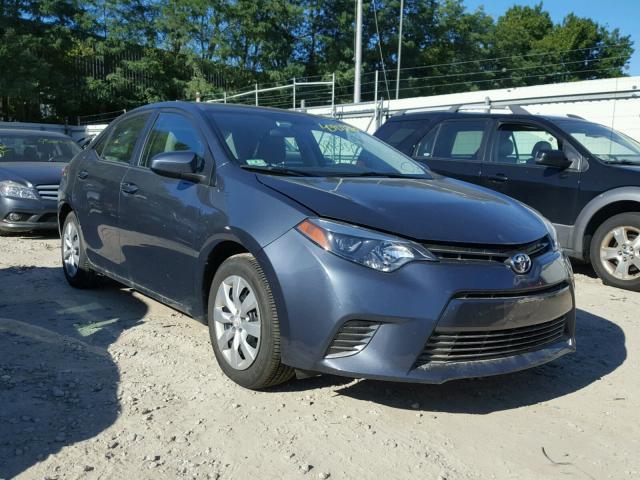 2T1BURHE2GC686673 - 2016 TOYOTA COROLLA L GRAY photo 1