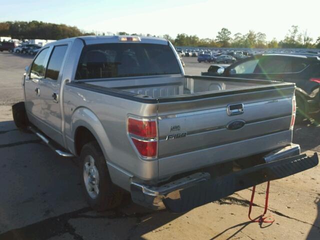 1FTEW1CM7DFB66947 - 2013 FORD F150 SUPER SILVER photo 3