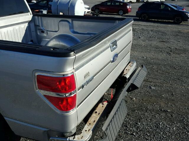 1FTEW1CM7DFB66947 - 2013 FORD F150 SUPER SILVER photo 9