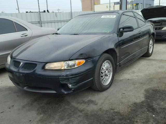 1G2WP12K3VF287823 - 1997 PONTIAC GRAND PRIX Чорний фото 2