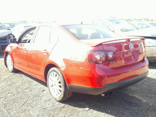 3VWRJ71K08M158373 - 2008 VOLKSWAGEN JETTA WOLF RED photo 3