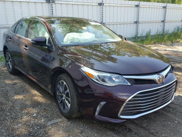 4T1BK1EB3JU265424 - 2018 TOYOTA AVALON XLE MAROON photo 1