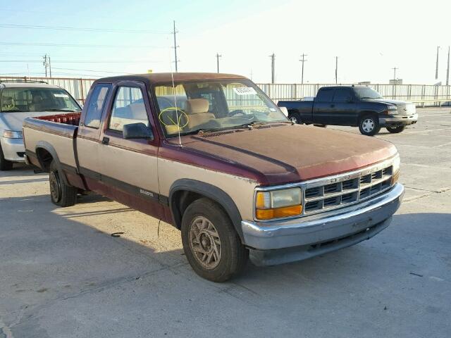 1B7FL23X0PS221022 - 1993 DODGE DAKOTA TWO TONE photo 1