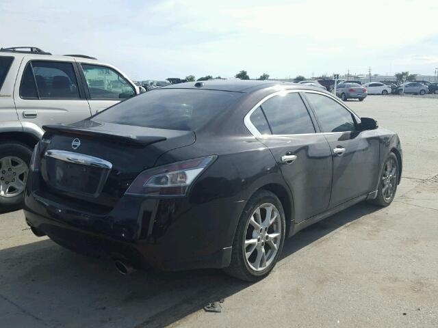 1N4AA5AP6DC827621 - 2013 NISSAN MAXIMA BLACK photo 4