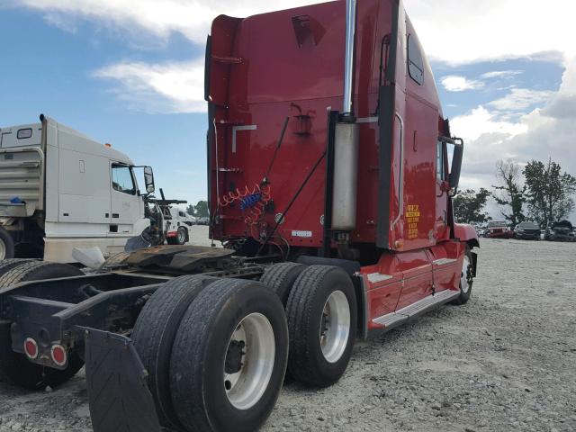 1FUJBBAV37LV91883 - 2007 FREIGHTLINER CONVENTION RED photo 4