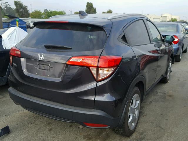 3CZRU5H76GM742754 - 2016 HONDA HR-V EXL BLACK photo 4