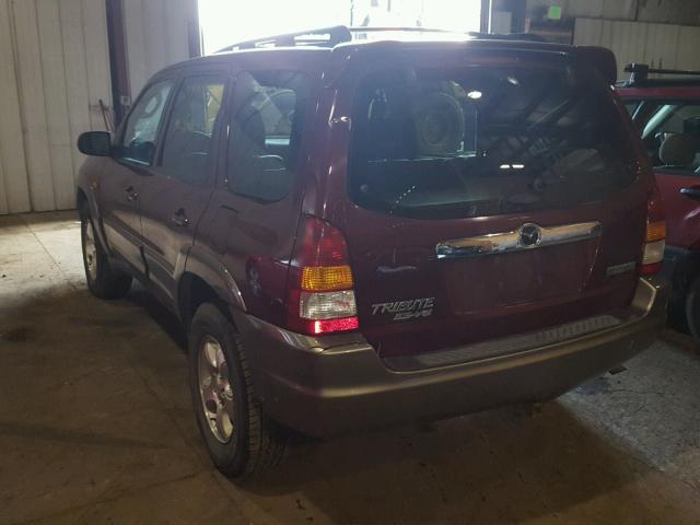 4F2CZ96133KM23011 - 2003 MAZDA TRIBUTE ES 栗色 照片 3