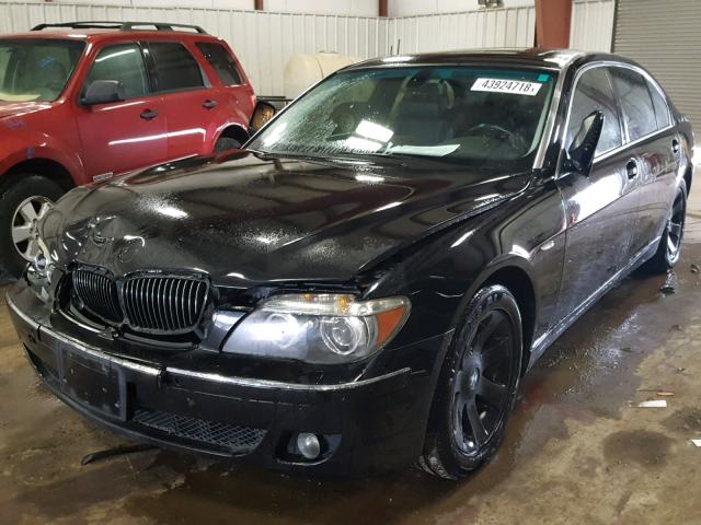 WBAHN83547DT71768 - 2007 BMW 750 BLACK photo 2