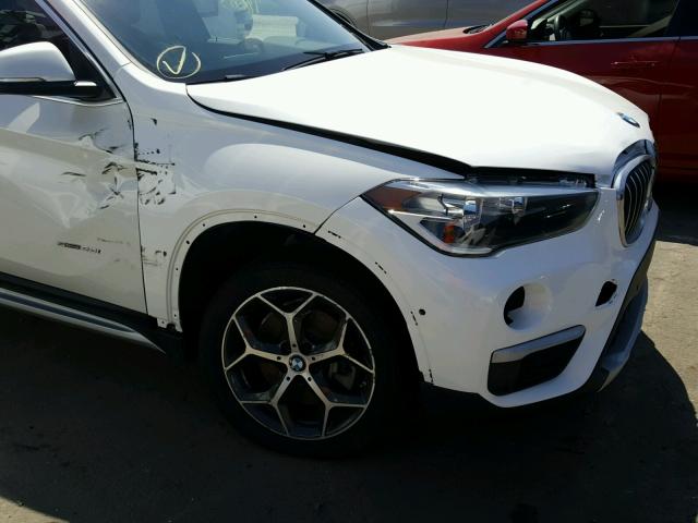WBXHU7C37HP924673 - 2017 BMW X1 SDRIVE2 WHITE photo 9