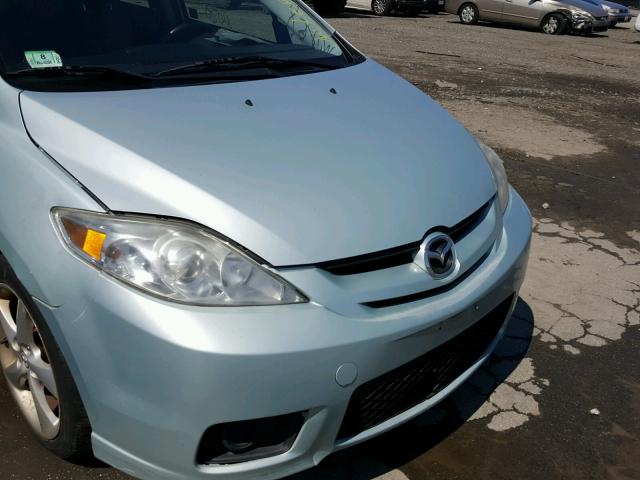 JM1CR29L360129046 - 2006 MAZDA 5 GREEN photo 9