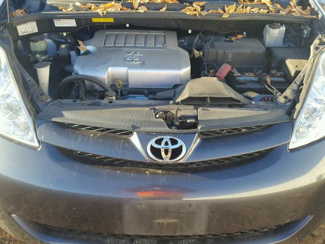 5TDZK23C59S231618 - 2009 TOYOTA SIENNA CE BLUE photo 7