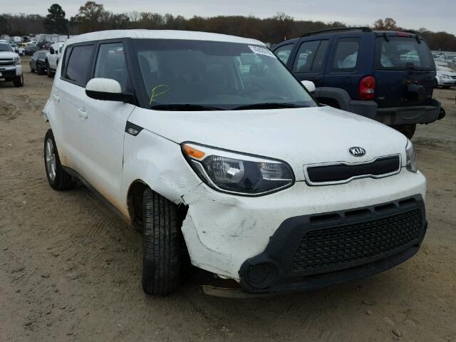 KNDJN2A23E7098392 - 2014 KIA SOUL WHITE photo 1