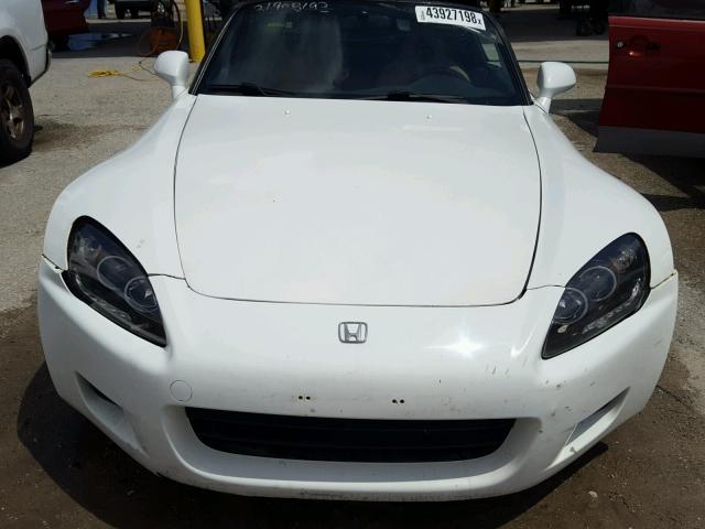 JHMAP11413T006950 - 2003 HONDA S2000 WHITE photo 7